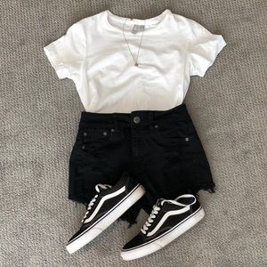 American Eagle High-Rise Festival Jean Shorts